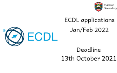 ECDL applications – January/February 2022 (Updated)
