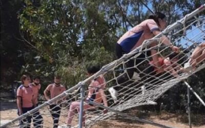 Year 9 outing Obstacle Course Academy