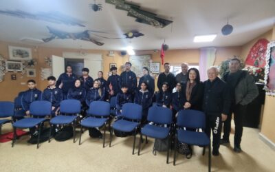 A group of Year 10 students visit the Millennium Chapel