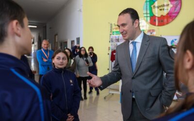 Fil-Jum Dinji tal-Edukazzjoni, il-Ministru għall-Edukazzjoni, Clifton Grima, żar l-Iskola tagħna.
