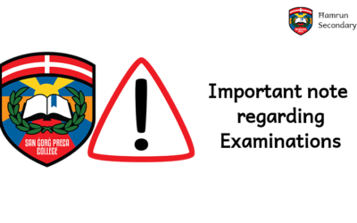 Annual Examinations Timetable