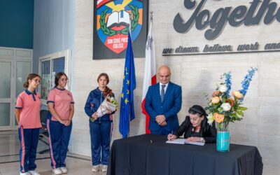 H.E. Myriam Spiteri Debono visits our school – BOV L-Istrina Piggy Bank initiative