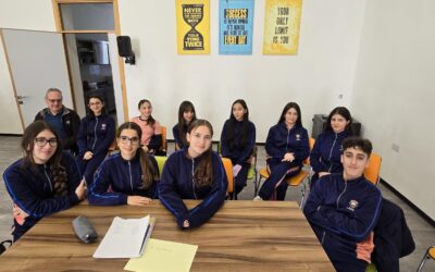 School Council students attend training at Aġenzija Żgħażagħ.