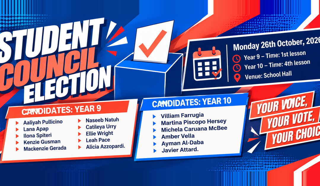 Student Council Elections 2026 – Your Voice, Your Vote, Your Choice!